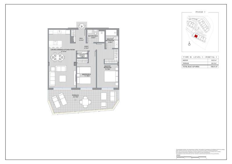 2 Schlafzimmer Appartement zu verkaufen