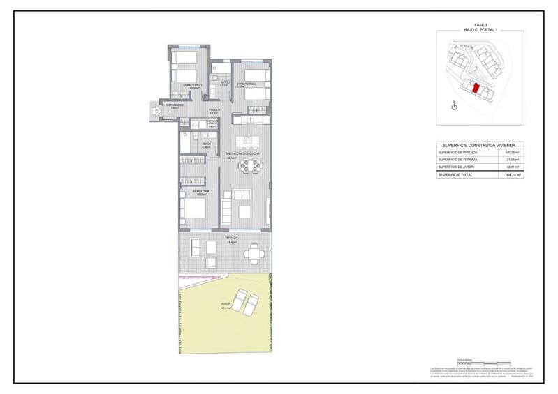 3 Schlafzimmer Appartement zu verkaufen