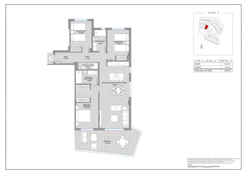 3 chambre Appartement à vendre