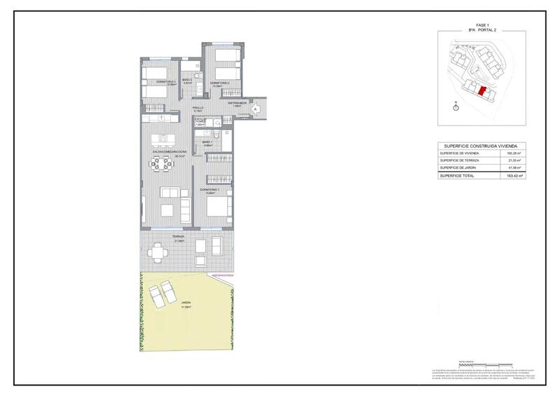 3 Schlafzimmer Appartement zu verkaufen