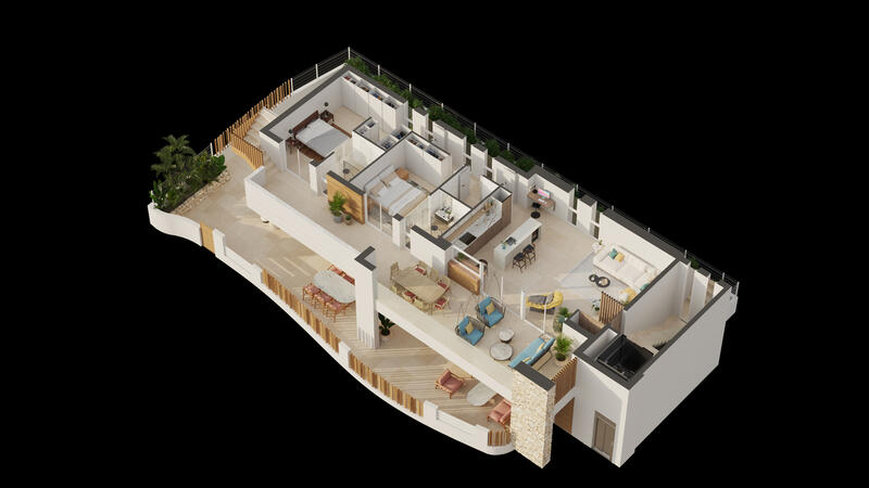 2 спальная комната квартира продается