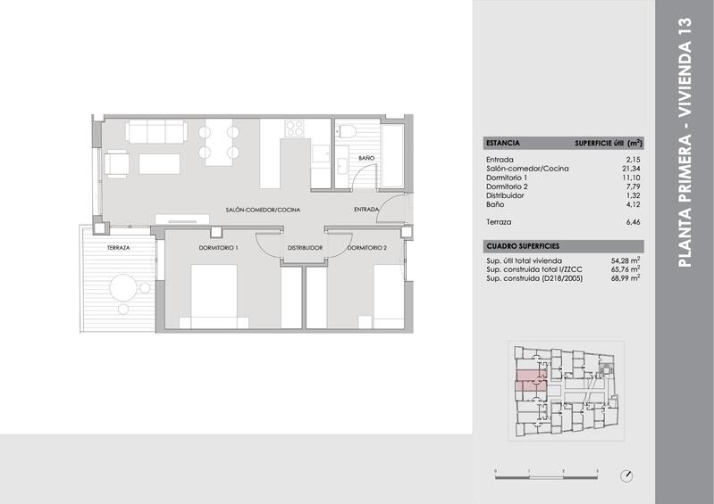 2 Schlafzimmer Appartement zu verkaufen
