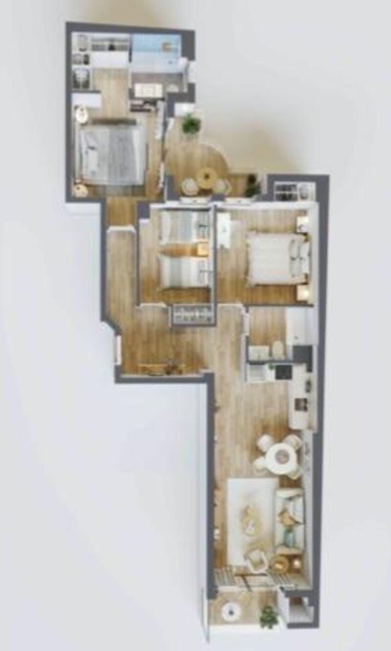 3 slaapkamer Appartement Te koop