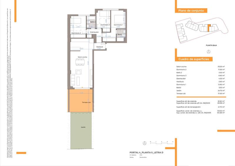 3 slaapkamer Appartement Te koop