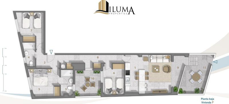 3 sovrum Lägenhet till salu 3 sovrum Lägenhet till salu