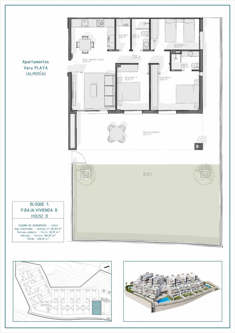 3 chambre Appartement à vendre