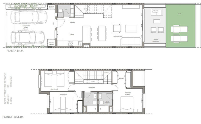 3 soveværelse Byhus til salg