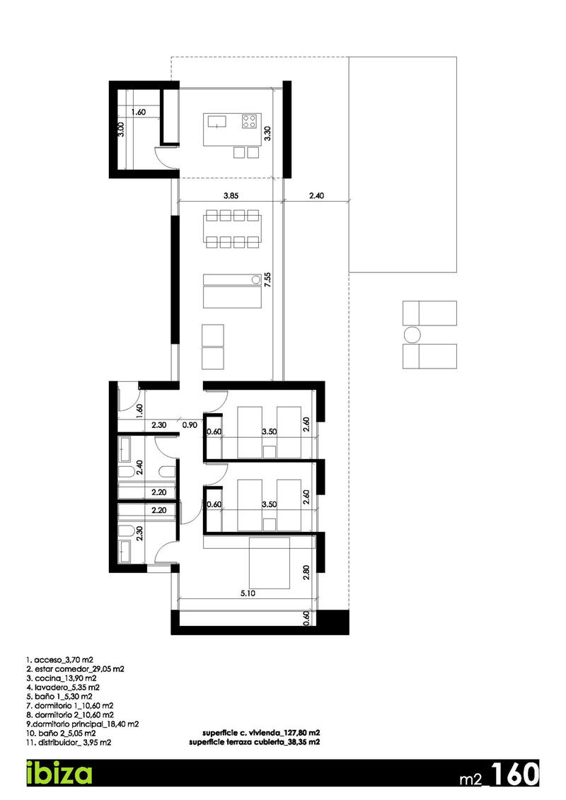 3 slaapkamer Villa Te koop