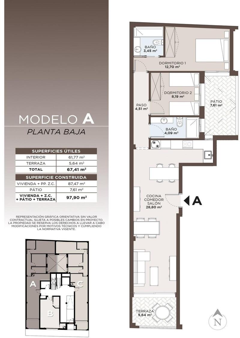 2 chambre Appartement à vendre