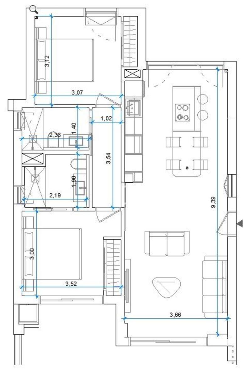 2 slaapkamer Villa Te koop