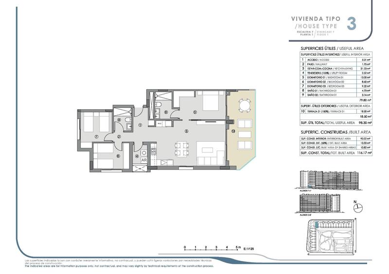 3 chambre Appartement à vendre