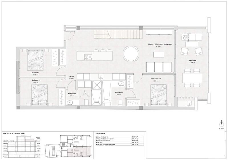 3 Cuarto Apartamento en venta