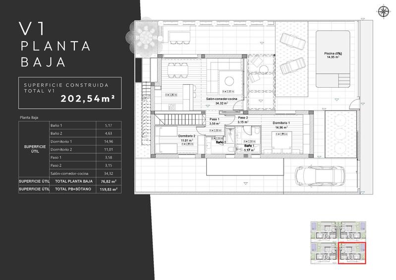 2 спальная комната вилла продается