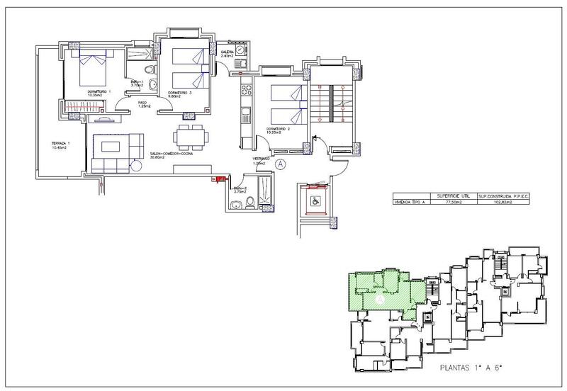 3 chambre Appartement à vendre