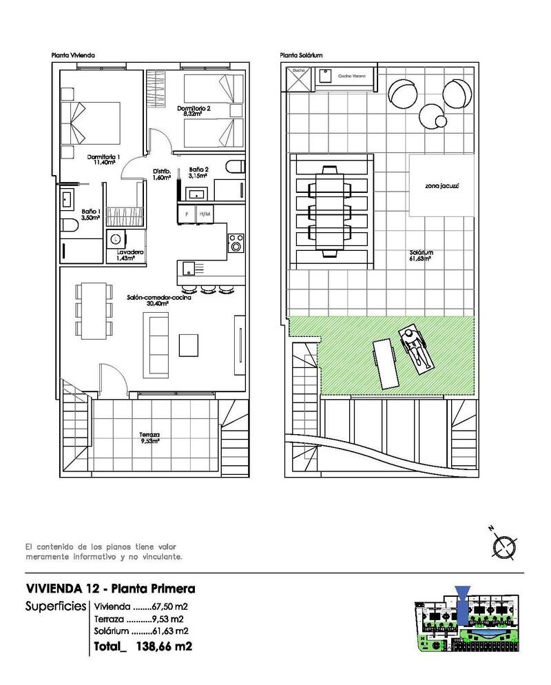 2 Cuarto Villa en venta
