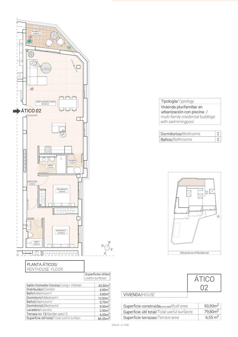 2 bedroom Apartment for sale