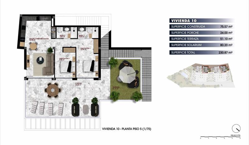 2 bedroom Apartment for sale