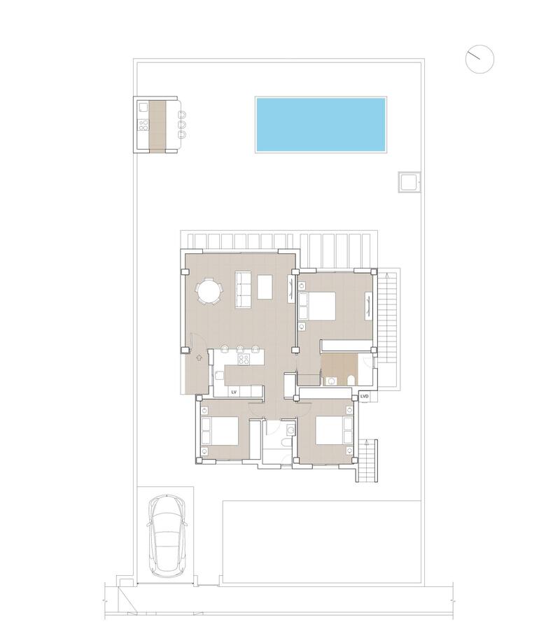 3 Schlafzimmer Villa zu verkaufen
