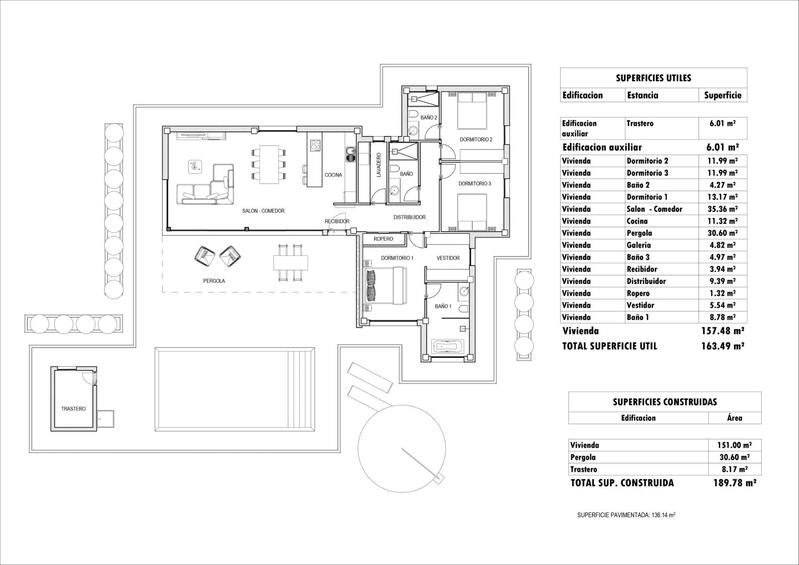 3 chambre Villa à vendre