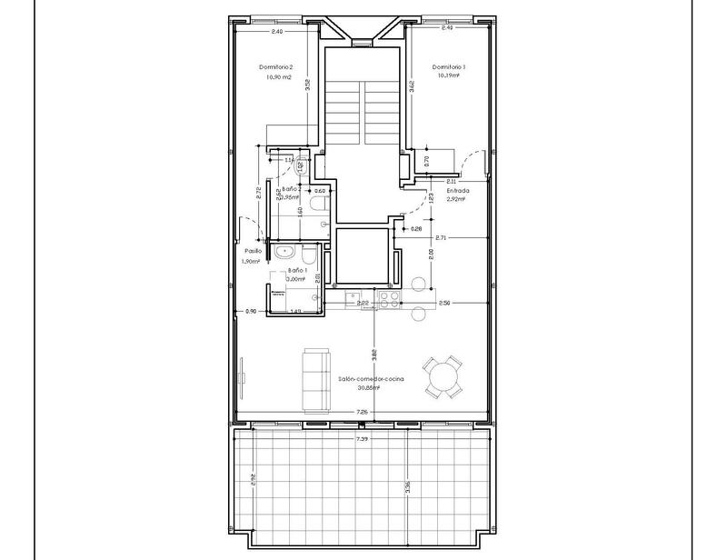 2 slaapkamer Appartement Te koop