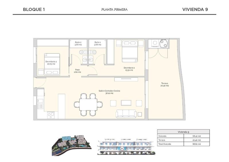 2 chambre Appartement à vendre