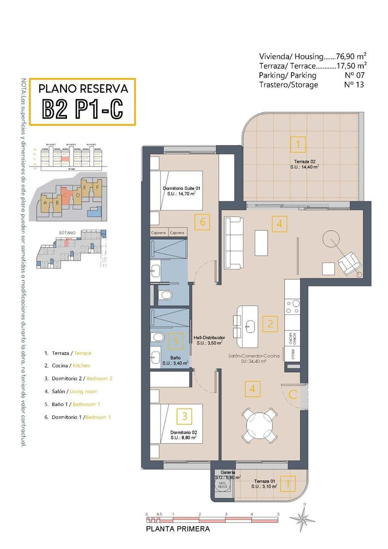 3 chambre Appartement à vendre