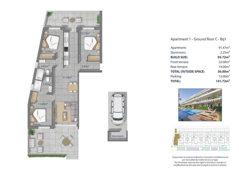 3 slaapkamer Appartement Te koop 3 slaapkamer Appartement Te koop