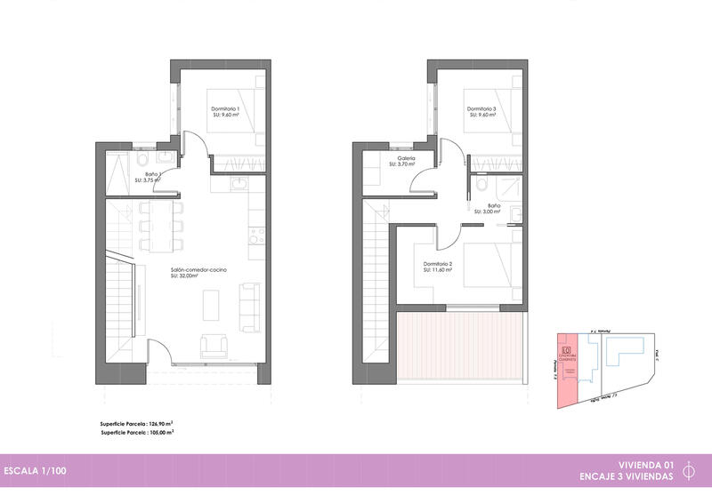 2 chambre Villa à vendre