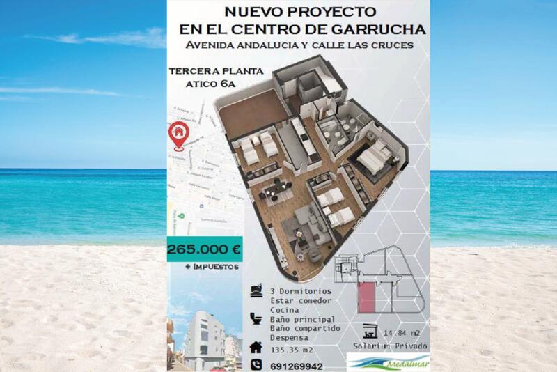 Leilighet til salgs i Garrucha, Almería