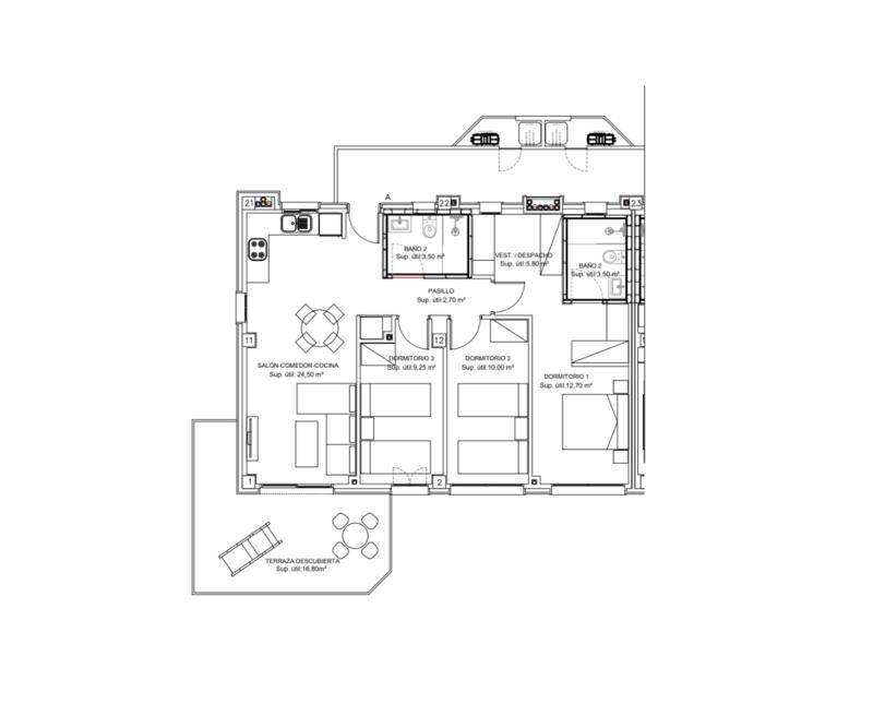 3 Cuarto Apartamento en venta