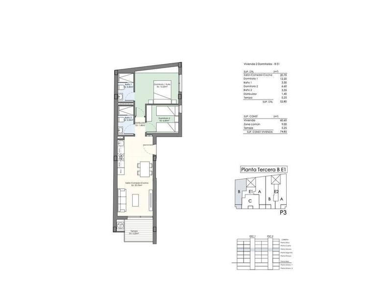 2 chambre Appartement à vendre