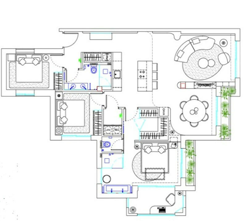 3 спальная комната квартира продается