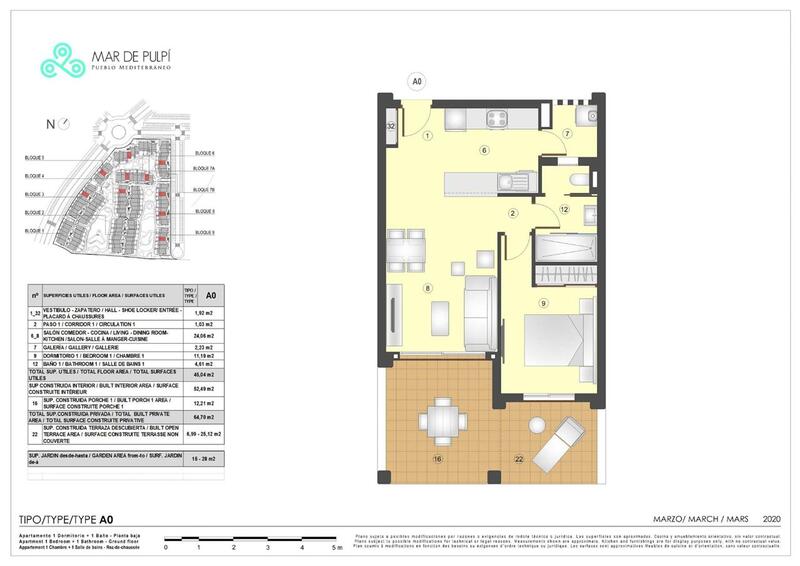 1 Schlafzimmer Appartement zu verkaufen