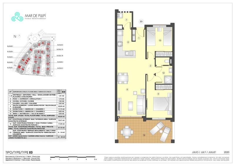 2 Schlafzimmer Appartement zu verkaufen