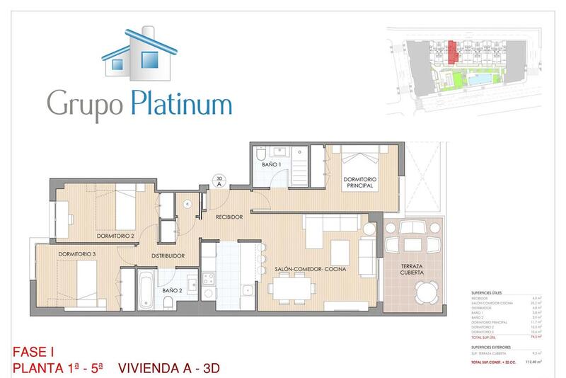 3 Cuarto Apartamento en venta