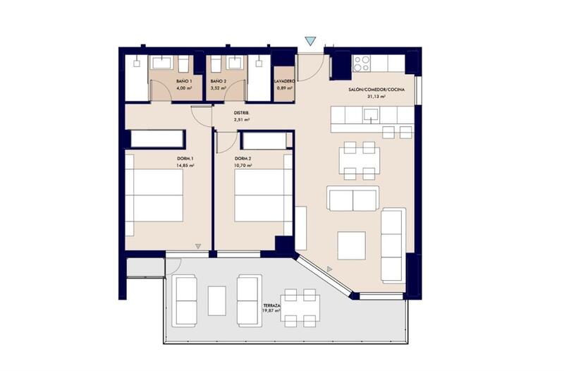 2 chambre Appartement à vendre