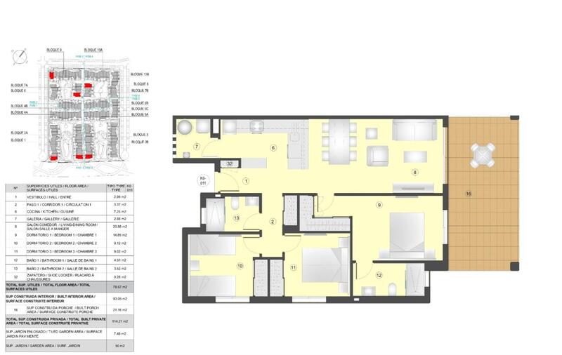 3 soveværelse Lejlighed til salg