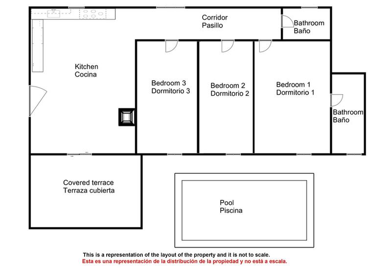 3 Cuarto Casa de Campo en venta