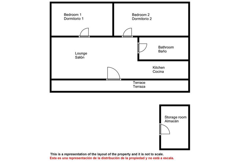 2 Schlafzimmer Landhaus zu verkaufen