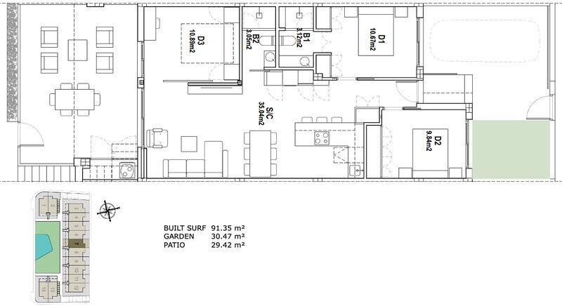 3 Cuarto Apartamento en venta