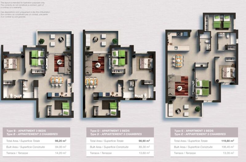 3 bedroom Apartment for sale