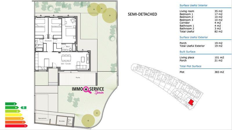 3 chambre Villa à vendre