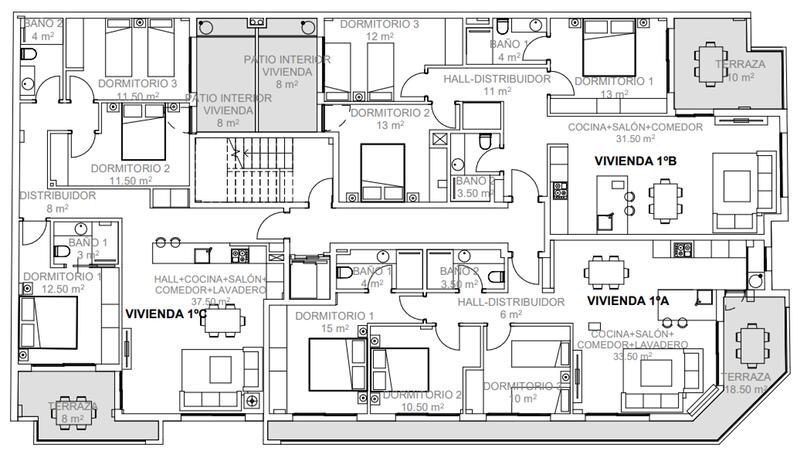 3 Schlafzimmer Appartement zu verkaufen