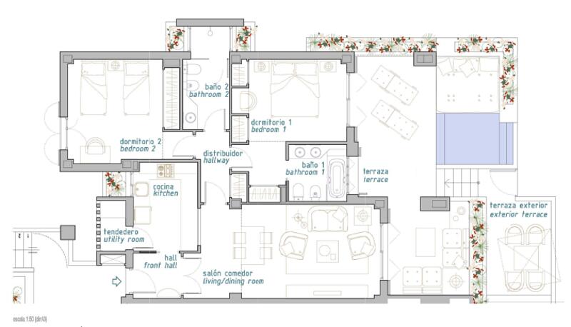 2 Cuarto Apartamento en venta