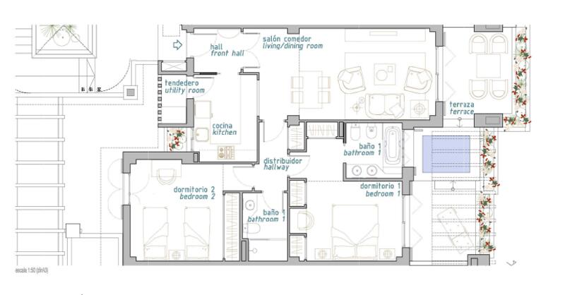 2 Cuarto Apartamento en venta