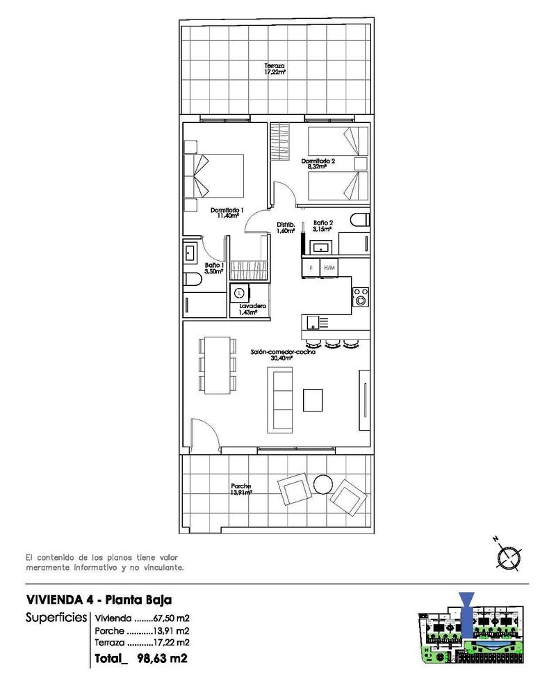 2 Cuarto Apartamento en venta