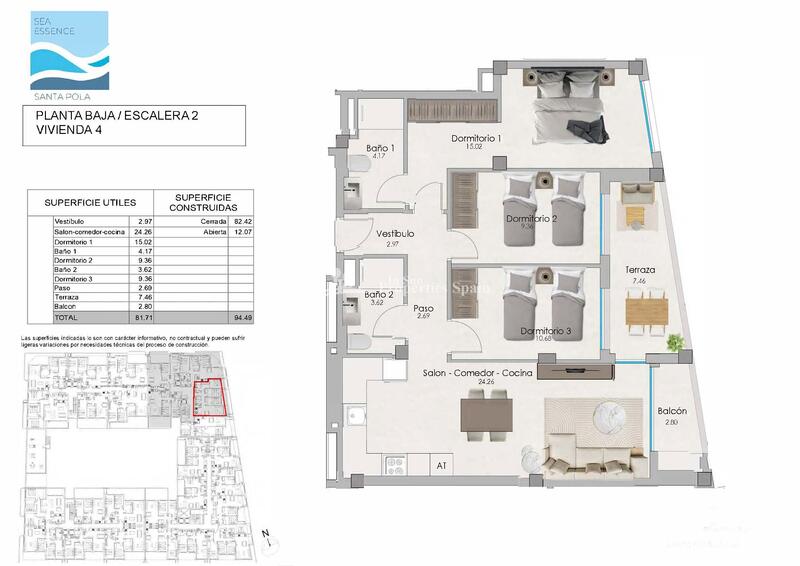 3 bedroom Apartment for sale