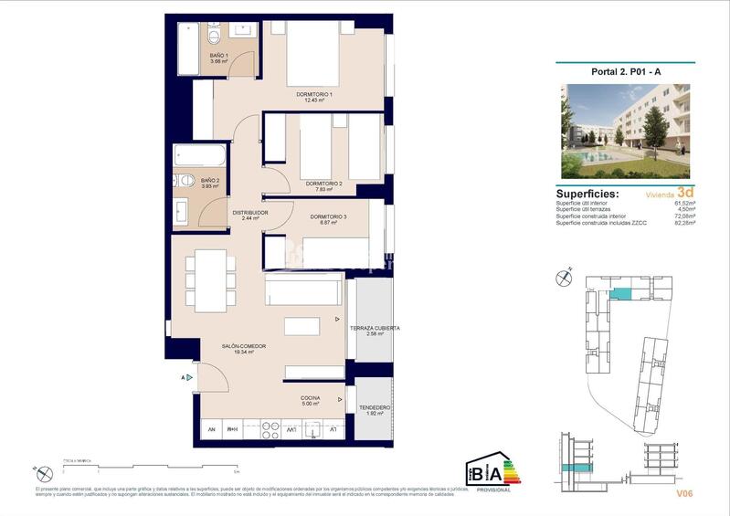 2 Cuarto Apartamento en venta