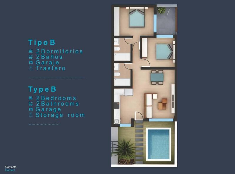 2 Cuarto Apartamento en venta