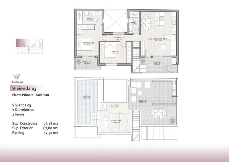 2 bedroom Apartment for sale
